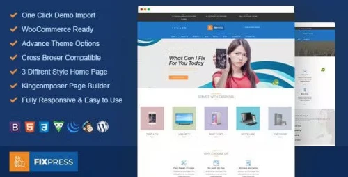 FixPress - Mobile, Cell Phone and Computer Repair WordPress Theme