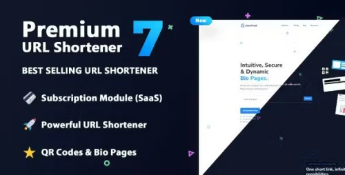 Premium URL Shortener - Link Shortener, Bio Pages & QR Codes [Extended Version]