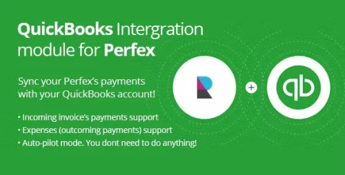 QuickBooks module for Perfex CRM - Synchronize Invoices, Payments and Expenses