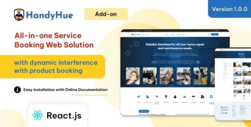 Handyhue – On-Demand Service Booking Website | Multi-Vendor & Responsive Platform (Next.js)