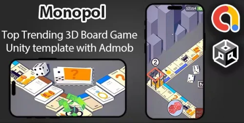 Monopol - Complete 3D Board Game Template Unity + Admob