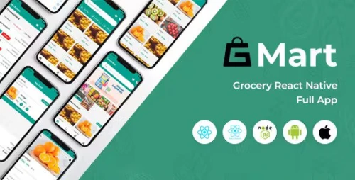 Gmart - E-commerce React Native App with React Admin and REST API