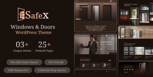 Safex - Windows & Doors WordPress Theme