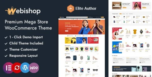 Webishop - Megashop Elementor WooCommerce Theme
