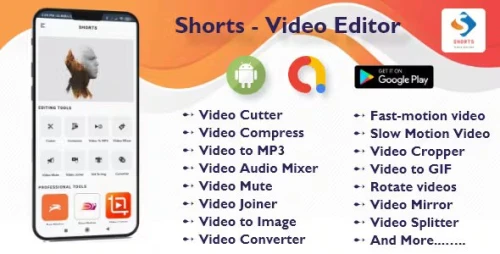 Shorts - Video Editor with admob | Android studio