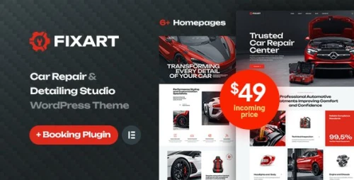 Fixart - Car Repair & Detailing WordPress Theme