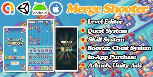Merge Shooter - Unity Game Template