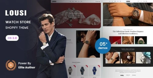 Lousi - Watch Store Shopify 2.0 Theme