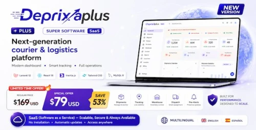 Deprixa Plus - The Ultimate Courier & Logistics SaaS Platform