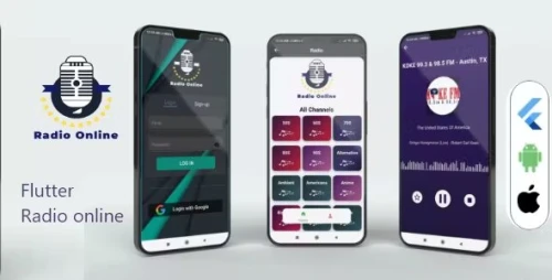 Online Radio app Flutter - Live Radio Streaming