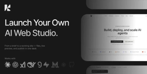 Krikkit – AI Website Builder SaaS Platform for Prompt-Based Site Generation