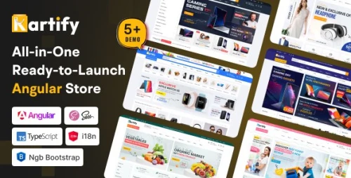 Kartify - Responsive Angular 21 eCommerce + Admin Template
