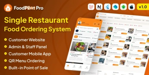 FoodPilot | Restaurant App With Laravel Backend