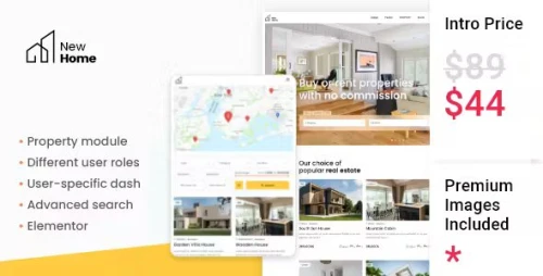 NewHome - Real Estate WordPress Theme