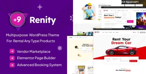Renity - Multipurpose Rental WordPress Theme