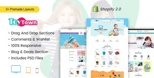 Toytown - Kids Clothing & Toys Shopify Theme