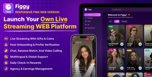 Figgy Web - Live Streaming & Video Chat PWA