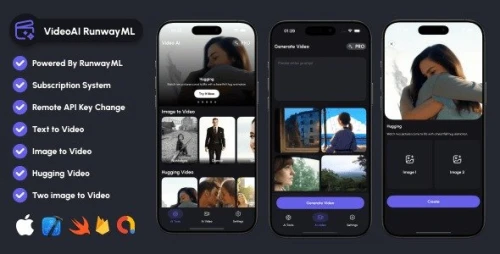 VideoAI IOS RunwayML AI Video Generate Mobile App SwiftUI IOS