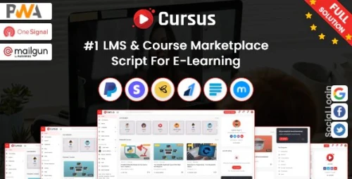 LMS & Online Courses Marketplace Script Full Solution - Cursus