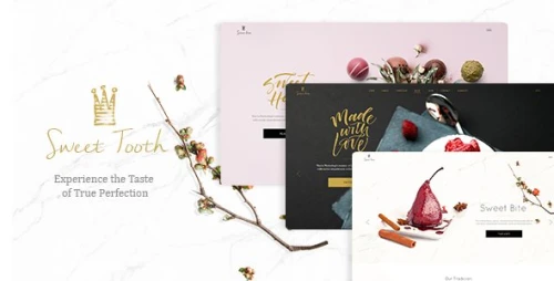 Sweet Tooth - Delicious Cake Shop WordPress Theme