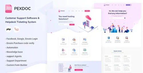 Pexdoc - Knowledgebase Customer Support &amp; Helpdesk Ticketing CMS