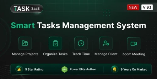 Task SaaS - Tasks Management System For Small Business
