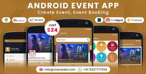 Android Event App (Create Event, Event Booking)