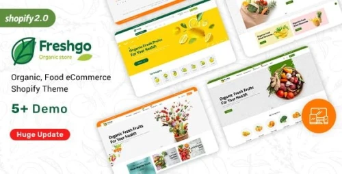 FreshGo - Organic & Supermarket Shopify Food Store