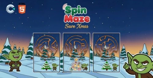 Spin Maze - Save Xmas