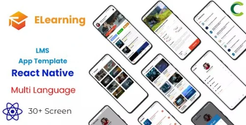 React Native LMS App Template - Course App Template React Native - Udemy Clone React Native