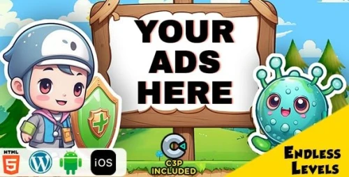 Germ Killer HTML5 Construct 3 Game