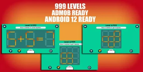 Matches Sort Deluxe Unity Complete Project(999 Levels)