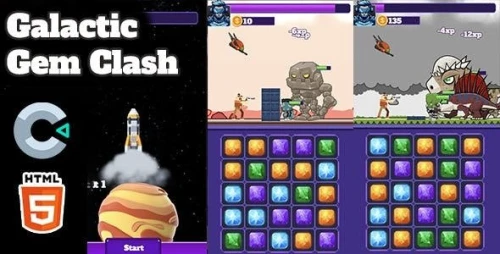 Match 3 Defense - HTML5 Game - C3P