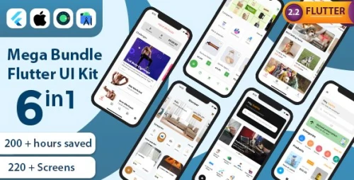 Mega Bundle Flutter UI Kit