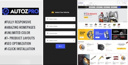 Autozpro- Premium Auto Parts Shopify Theme