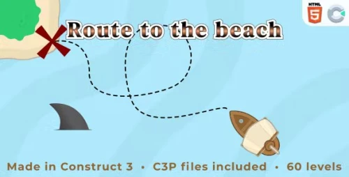 Route to the beach - HTML5 Casual Game