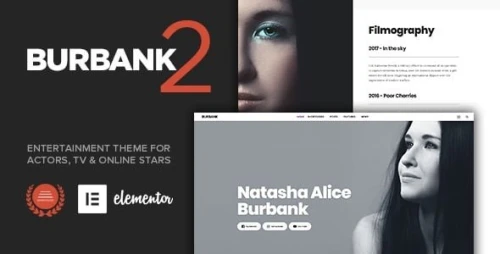 Burbank - Entertainment WordPress Theme for Actors & Stars