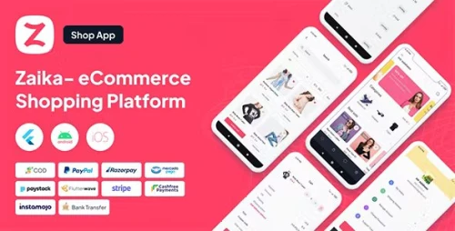 Zaika - Laravel eCommerce Shop Flutter App