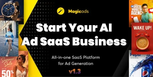 MagicAds - AI Ad Generation All-in-One SaaS Platform | Image, Video & Ad Copy Generator [Extended