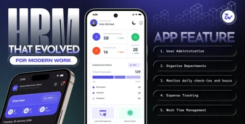 WorkZen – HRM & Payroll Management System with Mobile App