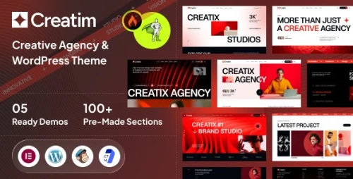 Creatim – Digital Agency & Portfolio WordPress Theme