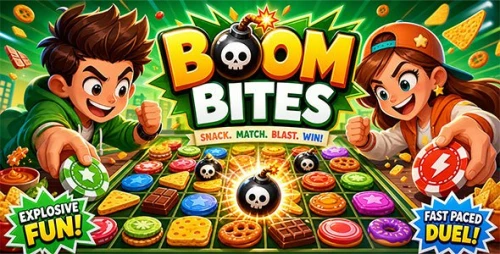 Boom Bites - Two Player HTML5 Strategy Game