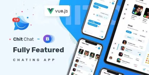 Chitchat - Perfect Chat and Discussion VUE NUXT JS Template