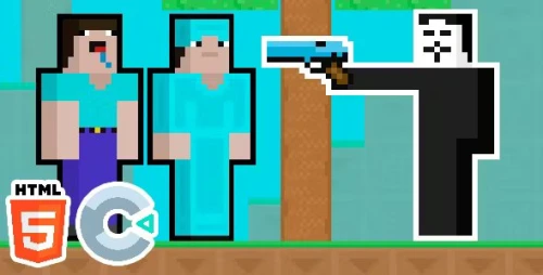 Noob vs Pro Help Hacker - HTML5 Game - Construct 3