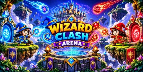 Wizard Clash Arena | Construct 3 Fantasy Battle Game