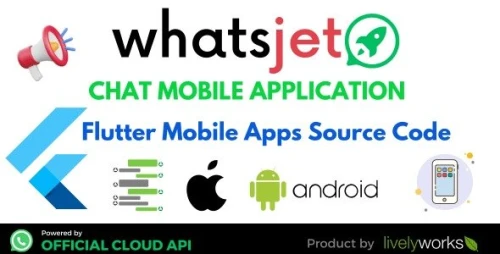 WhatsJet Flutter Chat Apps Source Code - Android & iOS - Mobile Apps