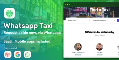 WhatsApp Taxi - SaaS taxi ordering via WhatsApp