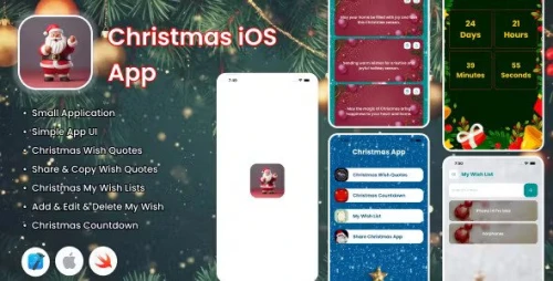 Christmas iOS App - Merry Christmas - Christmas Wish Quotes