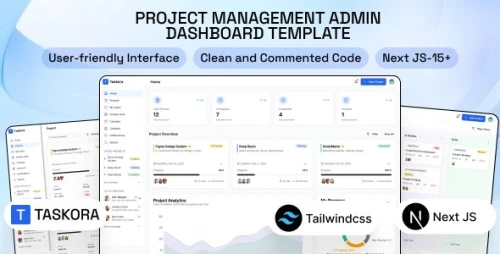 Taskora - Project Management Tailwind CSS Next JS Admin Dashboard Template