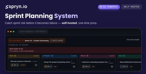 Spryn - Self-Hosted Sprint Planning Software